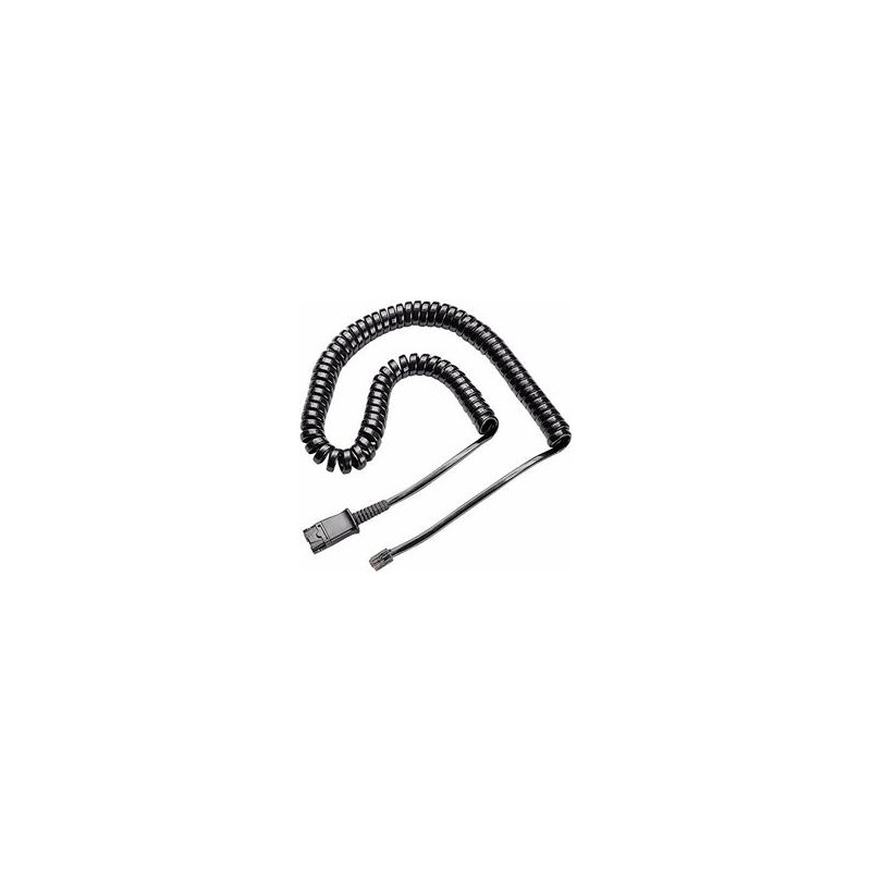 784S0AA HP CABLE RIZADO NEGRO PARA TELÉFONOS FIJOS - U10P-S