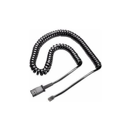 784S0AA HP CABLE RIZADO NEGRO PARA TELÉFONOS FIJOS - U10P-S