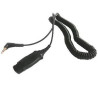 85Q43AA HP CABLE DE CONEXION QD/JACK 3.5 MM PARA ALCATEL LUCENT  SERIE 8/9 Y 80XX