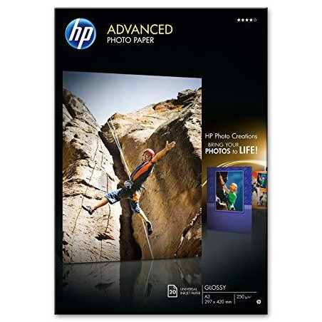 Q8697A HP PAPEL FOTOGRÁFICO CON BRILLO ADVANCED 250GR/M2 TAMAÑO A3