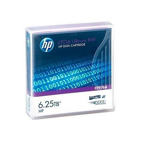 C7976A HP CARTUCHO DE DATOS LTO ULTRIUM 6 2.5TB/6.25TB RW