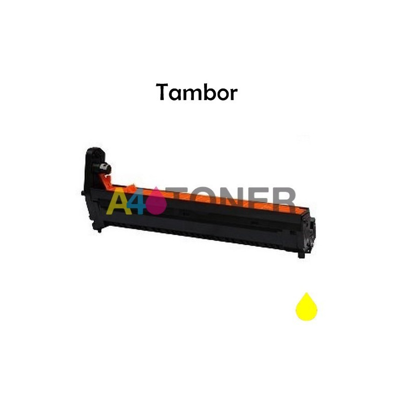 Tambor OKI C801 / C821 / C830 / C851 / C860 / C861 amarillo compatible OKI 44064009