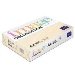 380903 IMAGE PAPEL REPROGRÁFICO COLORACTION DIN A4 80GR PAQUETE 500H DUNE/SALMÓN ARENA -CAJA 5 UD-