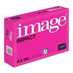 433668 IMAGE PAPEL IMPACT DIN A4 90GR PAQUETE 500H BLANCO