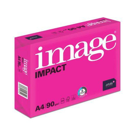 433668 IMAGE PAPEL IMPACT DIN A4 90GR PAQUETE 500H BLANCO