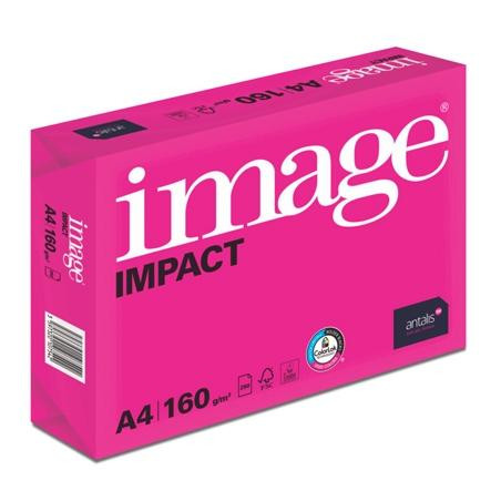 433718 IMAGE PAPEL IMPACT DIN A4 160GR PAQUETE 250H BLANCO