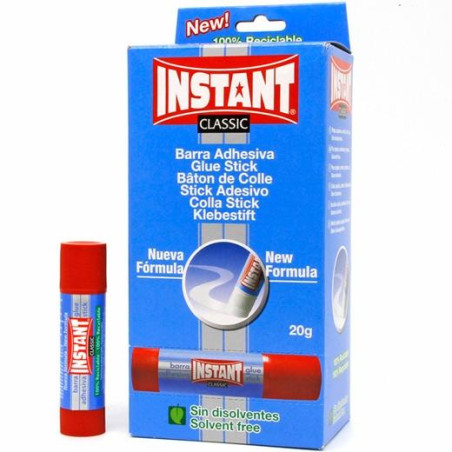 12311 INSTANT PEGAMENTO EN BARRA CLASSIC 20GR SIN DISOLVENTES