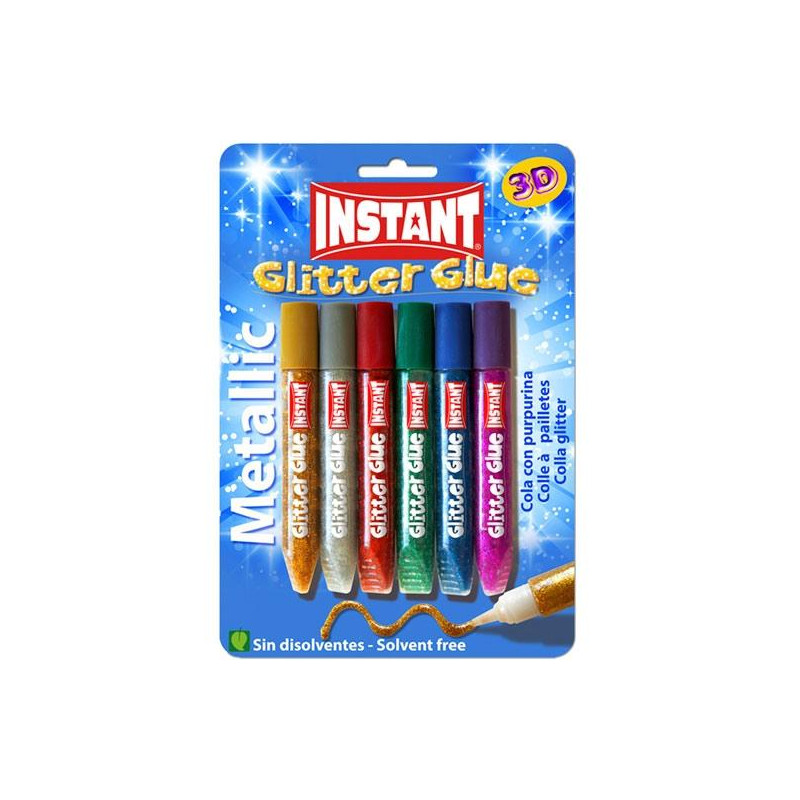 11221 INSTANT COLA GLITTER GLUE METALLIC 10