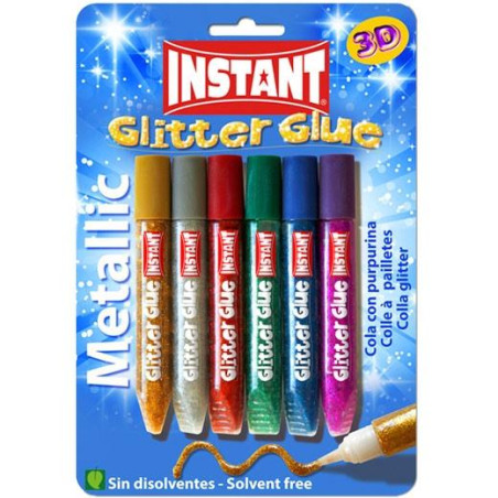 11221 INSTANT COLA GLITTER GLUE METALLIC 10