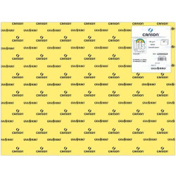 C200040220 IRIS CARTULINA 50X65CM 185GR AMARILLO LIMÓN -25U-