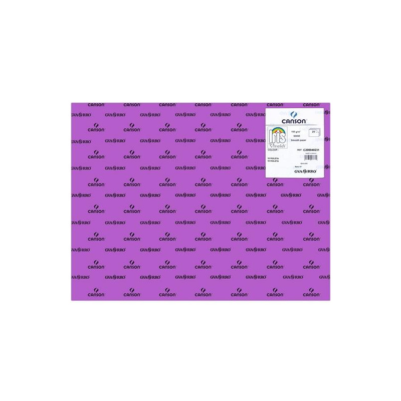 C200040231 IRIS CARTULINA 50X65CM 185GR VIOLETA -25U-