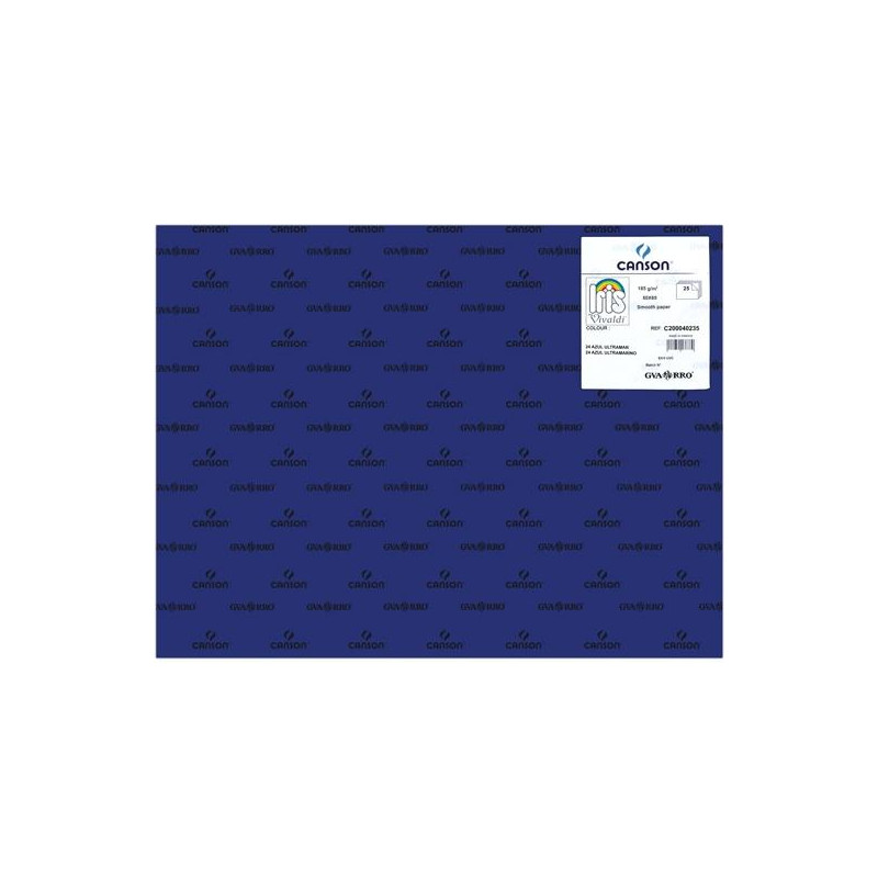 C200040235 IRIS CARTULINA 50X65CM 185GR AZUL ULTRAMAR -25U-