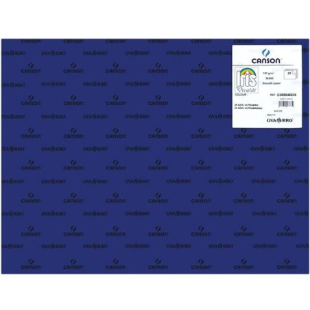 C200040235 IRIS CARTULINA 50X65CM 185GR AZUL ULTRAMAR -25U-