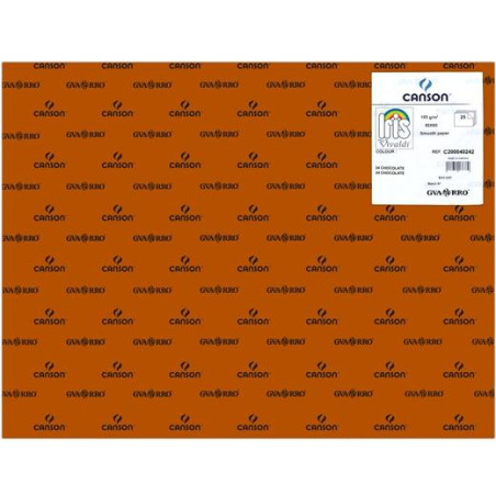 C200040242 IRIS CARTULINA 50X65CM 185GR CHOCOLATE -25U-