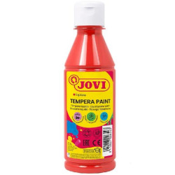 50207 JOVI TÉMPERA LÍQUIDA BERMELLÓN BOTELLA DE 250ML