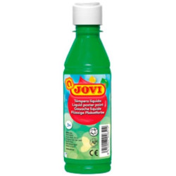 50217 JOVI TÉMPERA LÍQUIDA VERDE MEDIO BOTELLA DE 250ML