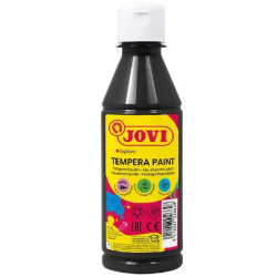 50230 JOVI TÉMPERA LÍQUIDA NEGRO BOTELLA DE 250ML