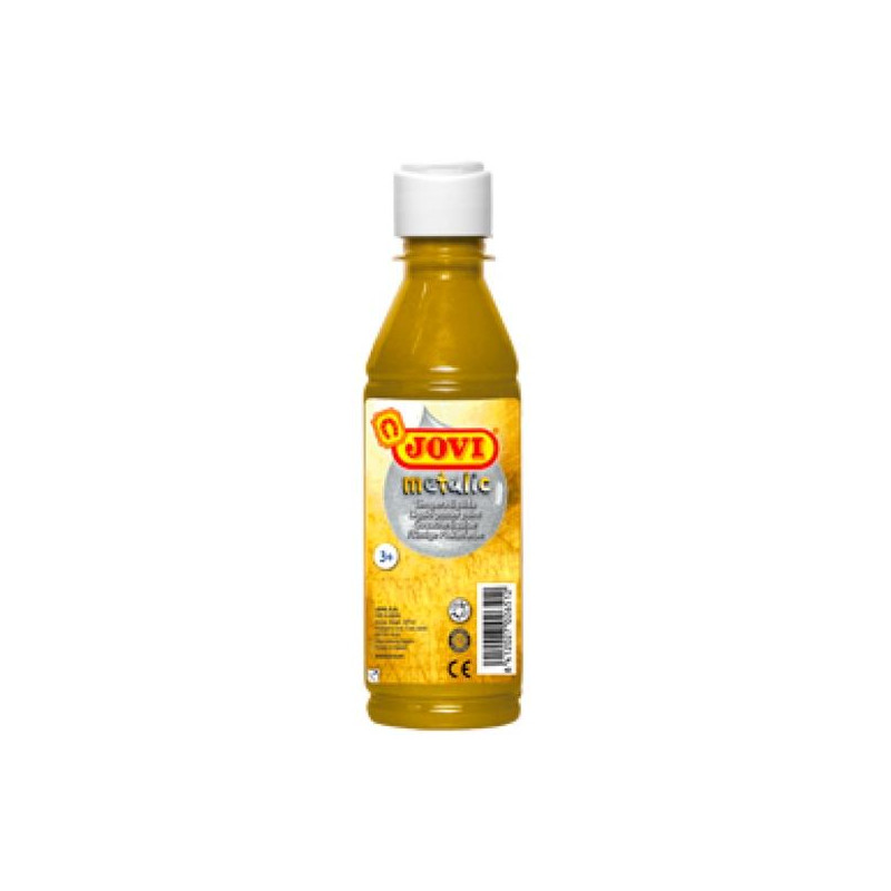 50238 JOVI TÉMPERA LÍQUIDA METALLIC ORO BOTELLA DE 250ML