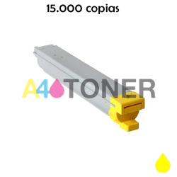 Toner Samsung CLX9201 amarillo compatible al toner original CLT-Y809S/ELS