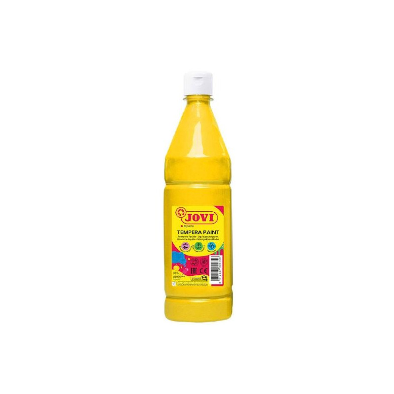 51102 JOVI TÉMPERA LÍQUIDA PAINT AMARILLO BOTELLA 1000ML