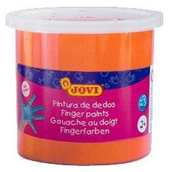 56006 JOVI ESTUCHE 5 BOTES PINTURA DE DEDOS 125ML NARANJA