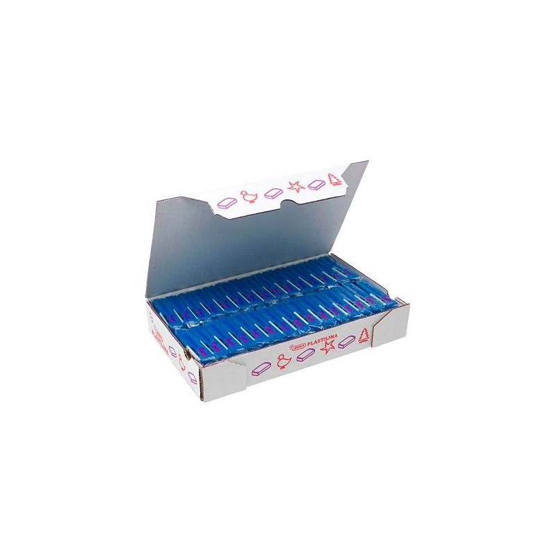 7013 JOVI PLASTILINA SCHOOL CAJA 30 PASTILLAS 50GR OSCURO