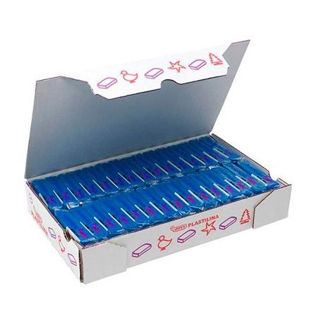 7013 JOVI PLASTILINA SCHOOL CAJA 30 PASTILLAS 50GR OSCURO