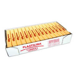 7102 JOVI PLASTILINA SCHOOL CAJA 15 PASTILLAS 150GR AMARILLO