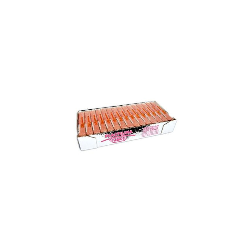 7108 JOVI PLASTILINA SCHOOL CAJA 15 PASTILLAS 150GR CARNE