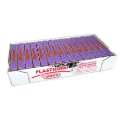 7114 JOVI PLASTILINA SCHOOL CAJA 15 PASTILLAS 150GR LILA