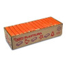 7204 JOVI PLASTILINA CAJA 15 PASTILLAS 350GR UNICOLOR NARANJA