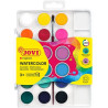 800/18 JOVI ACUARELAS EN PASTILLAS 22MM CON PINCEL COLORES SURTIDOS ESTUCHE 18 UD