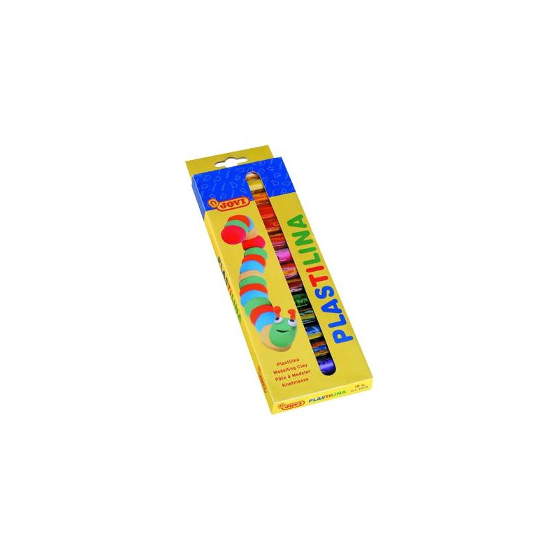 90/15 JOVI PLASTILINA ESTUCHE 15 BARRAS 15GR COLORES SURTIDOS