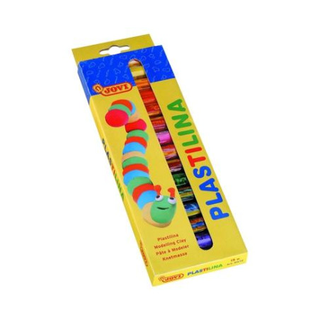 90/15 JOVI PLASTILINA ESTUCHE 15 BARRAS 15GR COLORES SURTIDOS