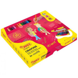 929 JOVI CERAS PLÁSTICAS CRAYONS STUDENT COLORES SURTIDOS CAJA ECONOMICA 300 UD