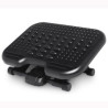 56155EU KENSINGTON REPOSAPIÉS SOLEMASSAGE PARA EJERCICIO AJUSTABLE 5 ALTURAS NEGRO