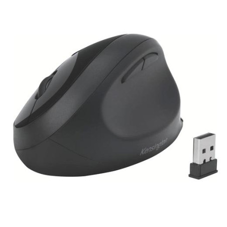 K75404EU KENSINGTON RATÓN PRO FIT ERGONÓMICO VERTICAL INALÁMBRICO 800/1200/1600 PPP DIESTRO 6 BOTONES NEGRO