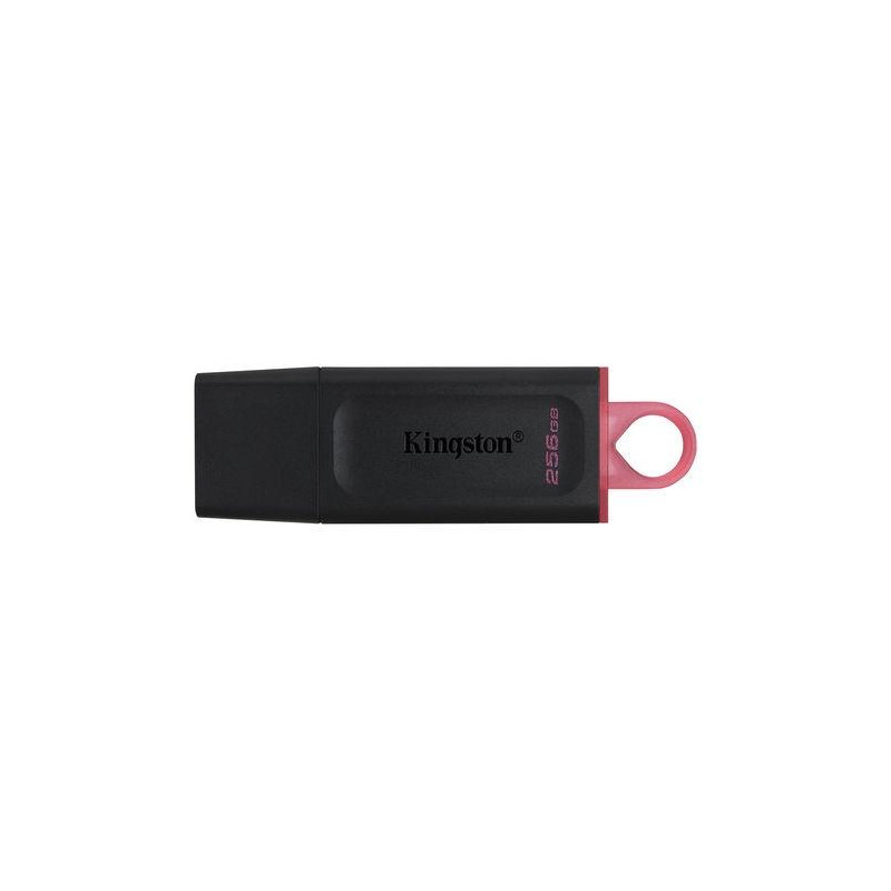 DTX/256GB KINGSTON PENDRIVE DATATRAVELER EXODIA 256GB C/TAPA PROTECTORA Y RANURA PARA COLGAR USB 3.2 NEGRO/ROSA