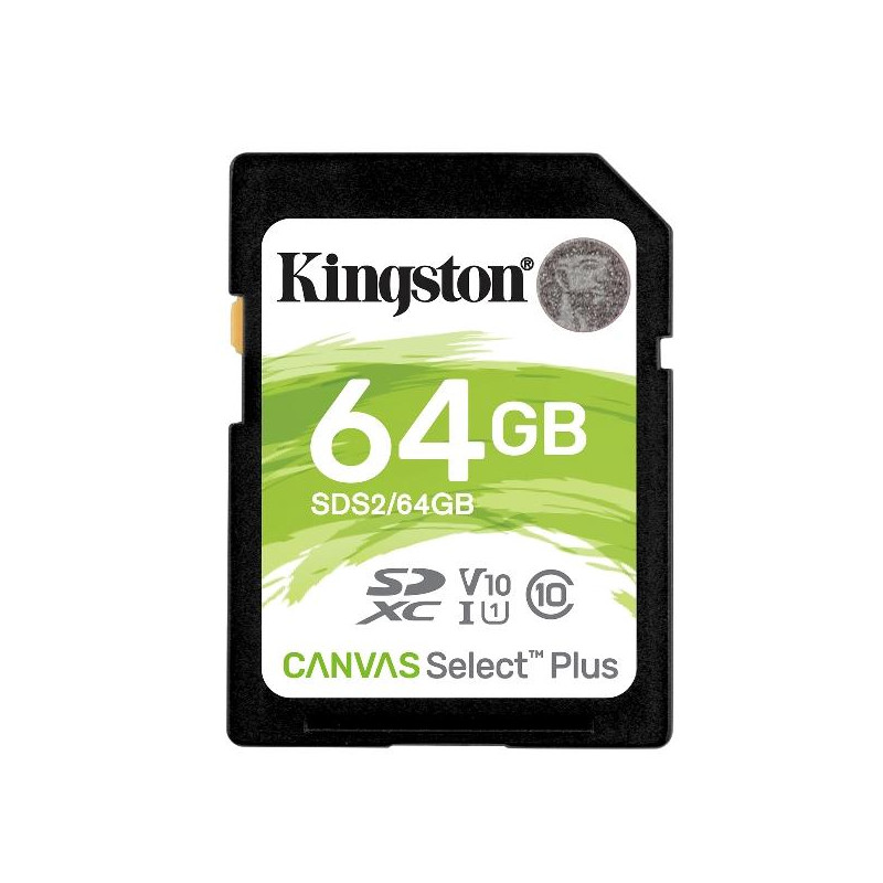 SDS2/64GB KINGSTON TARJETA DE MEMORIA SDXC CANVAS SELECT PLUS  64GB