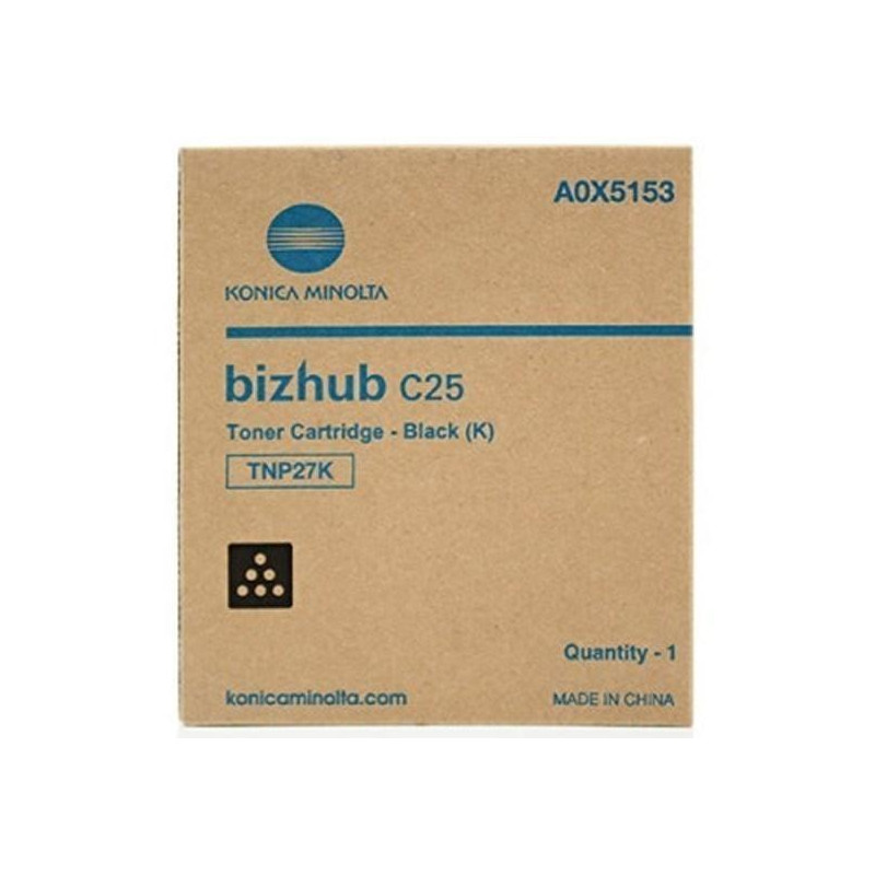 A0X5153 KONICA-MINOLTA TONER NEGRO BIZHUB C25 - TNP-27BK