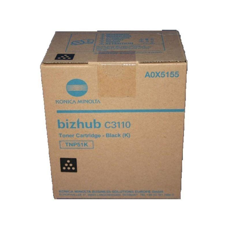 A0X5155 KONICA-MINOLTA TONER TNP51 NEGRO BNIZHUB C3110