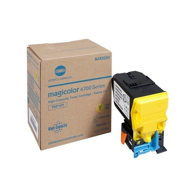 A0X5250 KONICA-MINOLTA MAGIC COLOR 4750 TONER AMARILLO TNP18Y