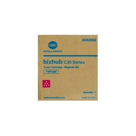 A0X5352 KONICA-MINOLTA-QMS BIZHUB C35 TONER MAGENTA TNP-22M