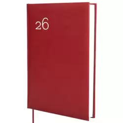 625187426 FINOCAM AGENDA DYNAMIC MILANO Y11-165X240MM 1DP TAPA DURA BURDEOS 2026