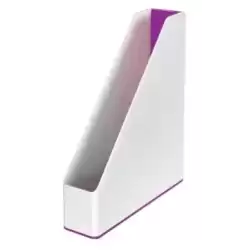 53621062 LEITZ REVISTERO WOW DUAL A4 PLÁSTICO VIOLETA/BLANCO