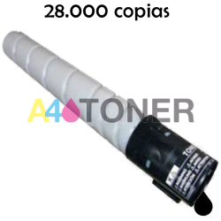 Toner compatible konica TN-512 / TN512 / TN 512 negro genérico al toner original Konica Minolta A33K152