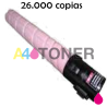 Toner compatible konica TN-512 / TN512 / TN 512 magenta genérico al toner original Konica Minolta A33K352