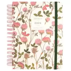 770110126 FINOCAM AGENDA ESPIRAL MONIQUILLA E10-155X212MM 1DP TAPA DURA AMAPOLA 2026