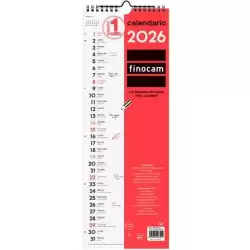 780180026 FINOCAM CALENDARIO DE PARED PARA ESCRIBIR LARGO L-155X430MM MV NEUTRO 2026