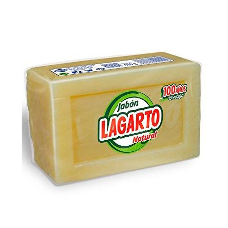 000249 LAGARTO JABÓN EN PASTILLA NATURAL 400GR